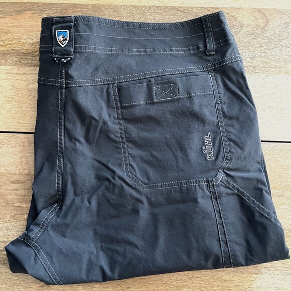 KUHL - Mens Cargo Dark Charcoal Side-zip Pocket Shorts - W40 - Picture 1 of 10